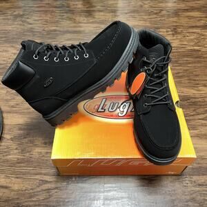 Lugz Warsaw 6 Inch Slip Resistant Soft Toe Work Boot Mens Black MWARSD Size 12